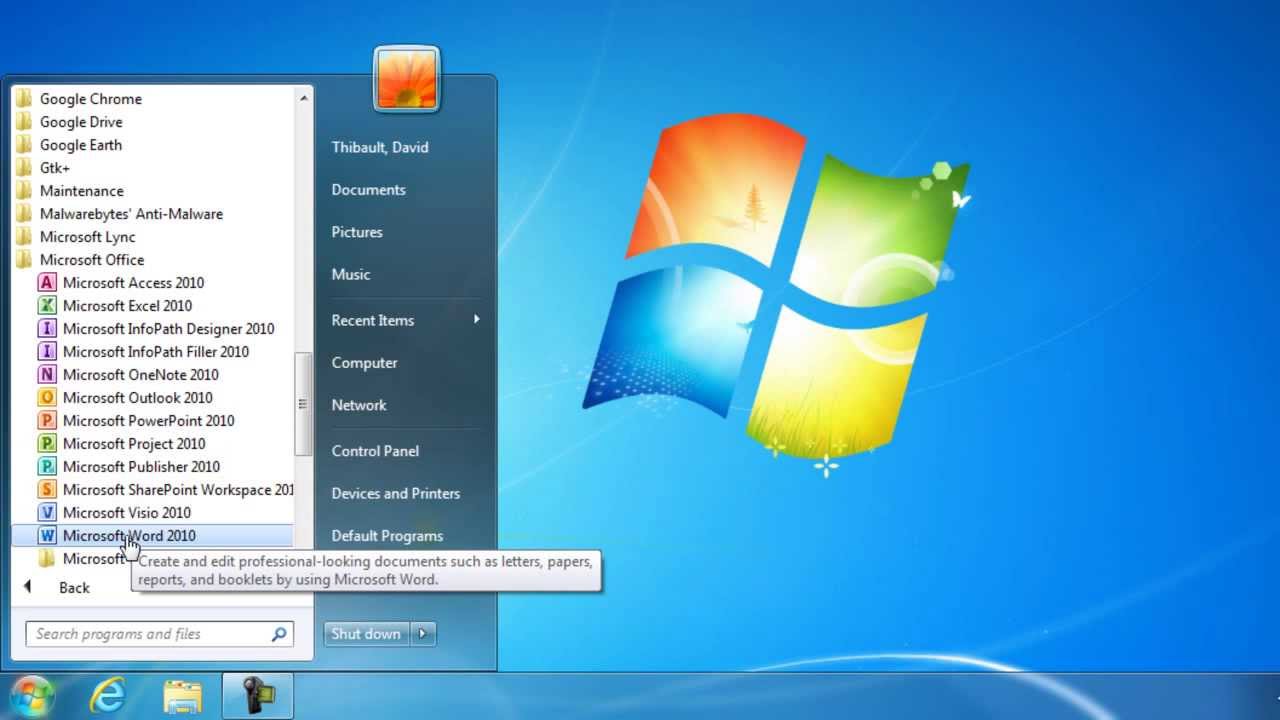 Where Is The Start Menu On Windows 7