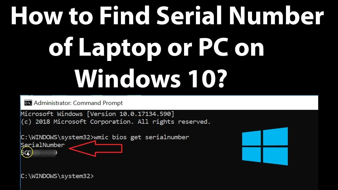 How To Find Serial Number On Windows 10