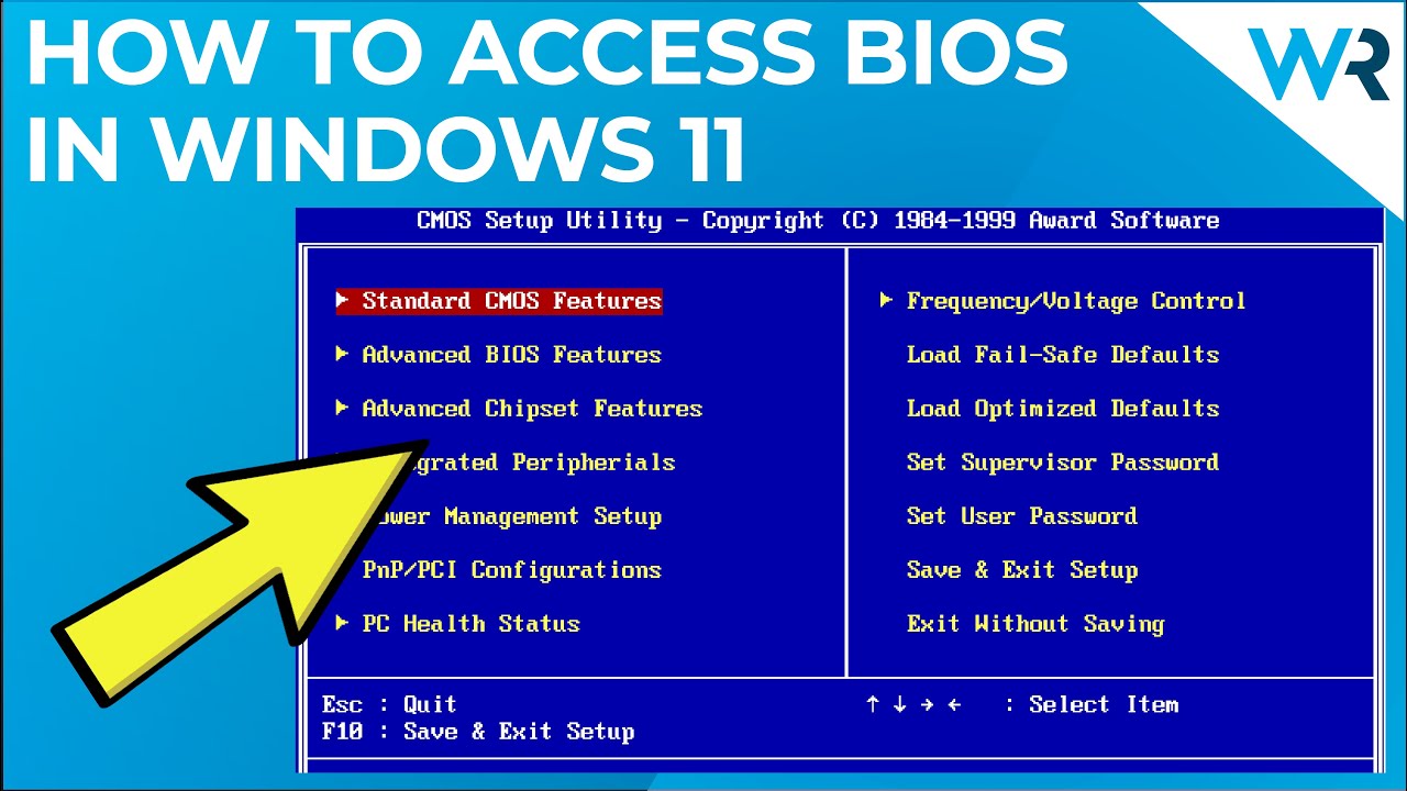 What Is The Bios Key For Windows 11