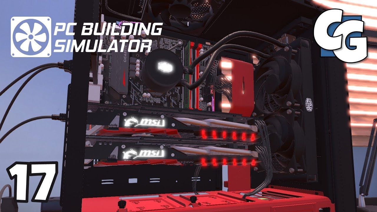 Graphics Card Component Simulator PC Building Simulator Dual Graphics Card