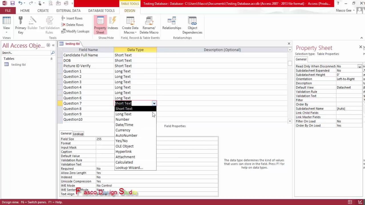 Access Trivia How To Create A Quiz Using Microsoft Access Database