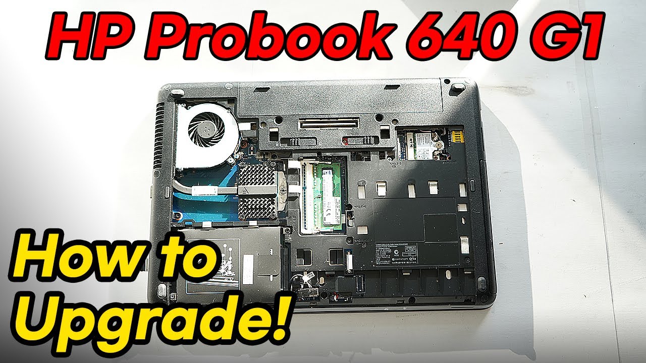 HP Probook 640 G1 CPU Upgrade