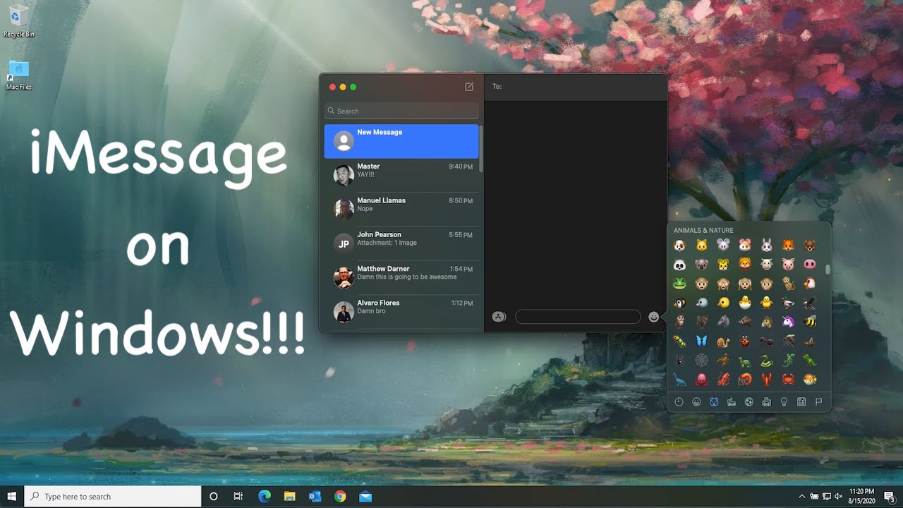 How To Get Imessage On Windows 10