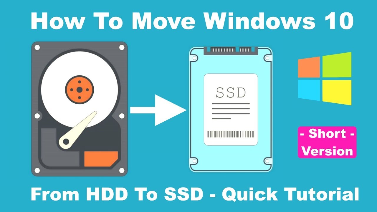 How To Transfer Windows 10 From Hdd To Ssd