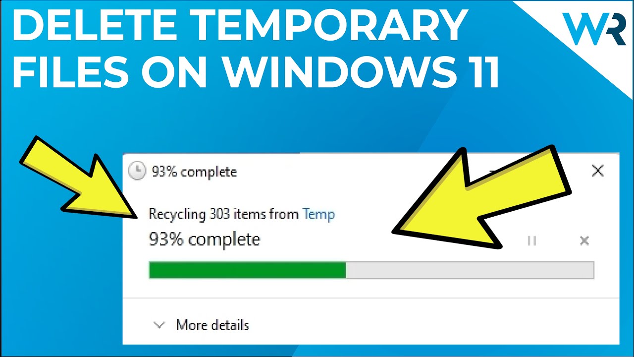 How To Delete Temporary Files Windows 11