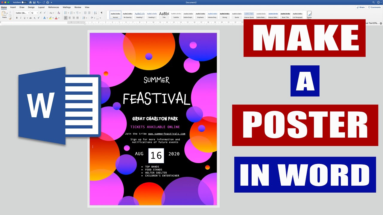 Microsoft Office Poster Template