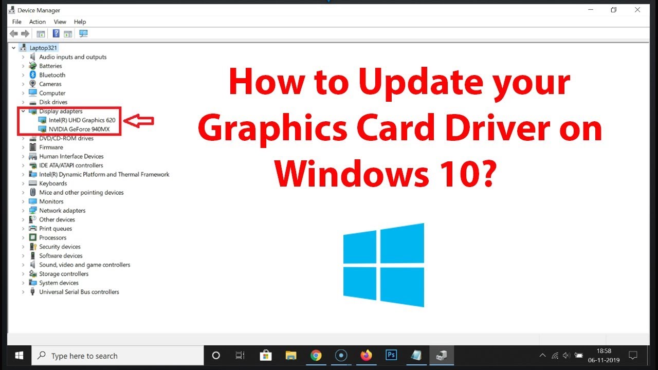 How To Update A Graphics Card Windows 10