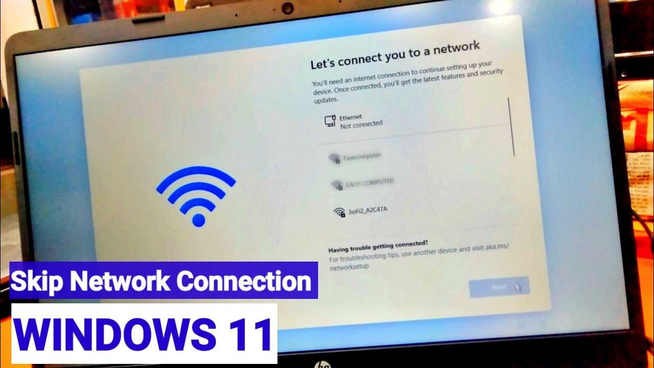 How To Skip Network Setup On Windows 11