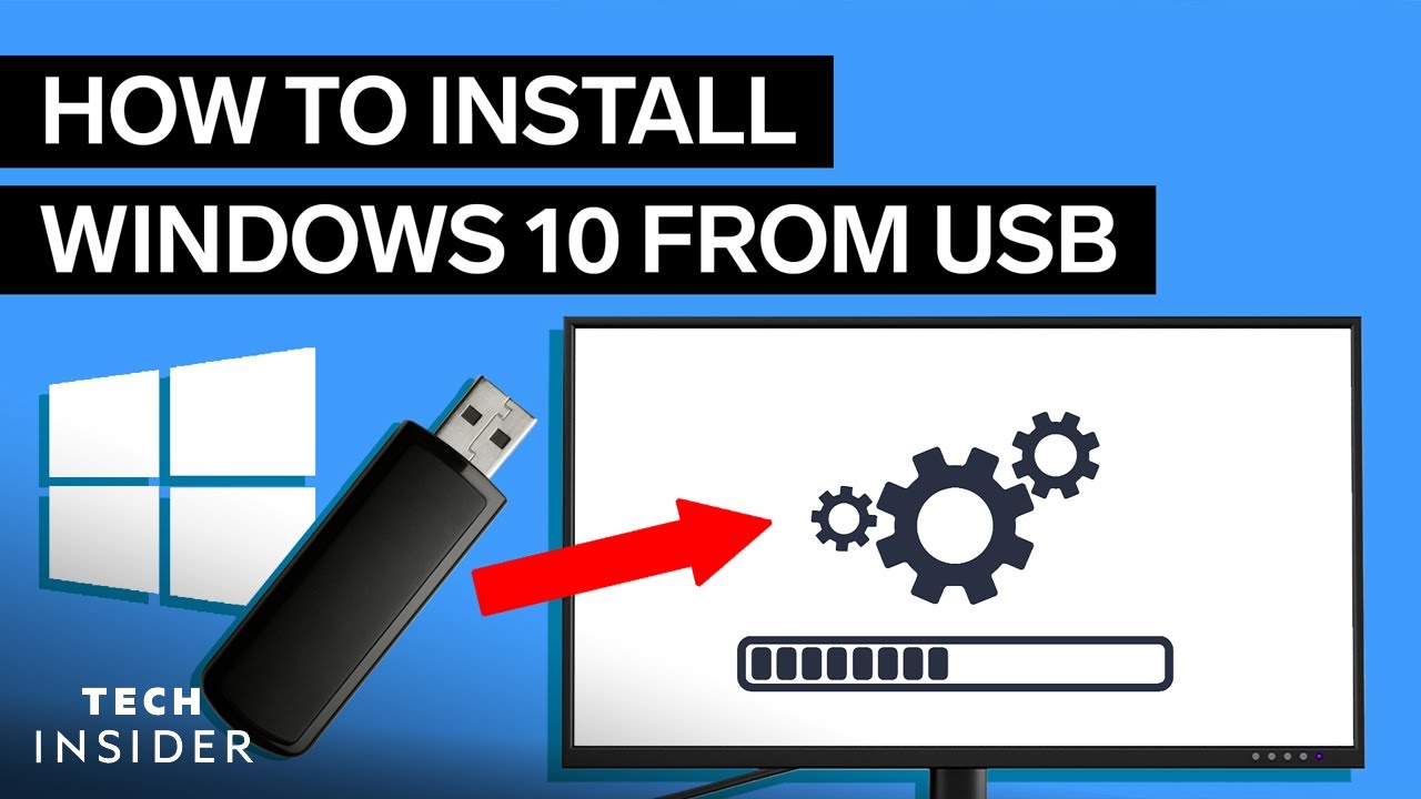 How To Install Windows 10 From Pendrive