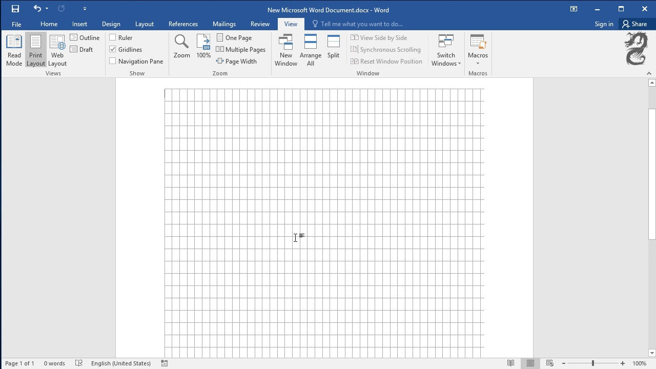 How To Get Rid Of Grid On Microsoft Word