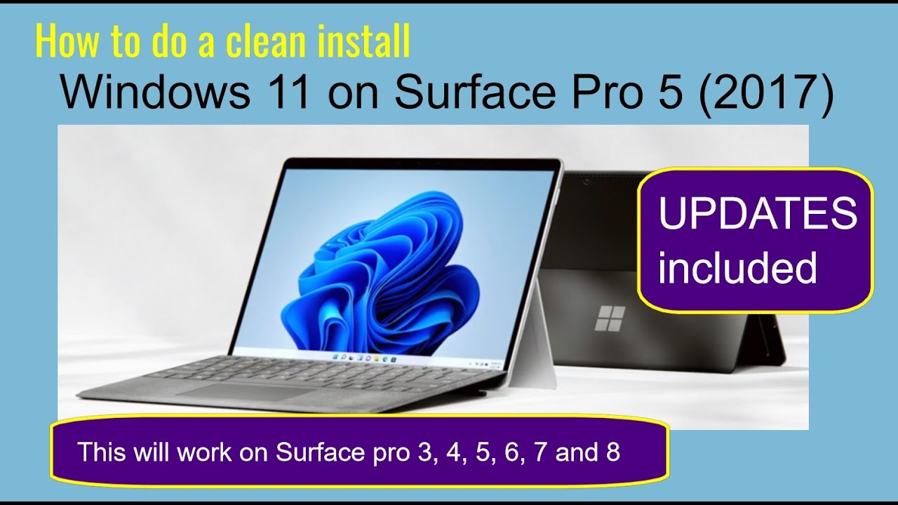 Install Windows 11 On Surface Pro 5