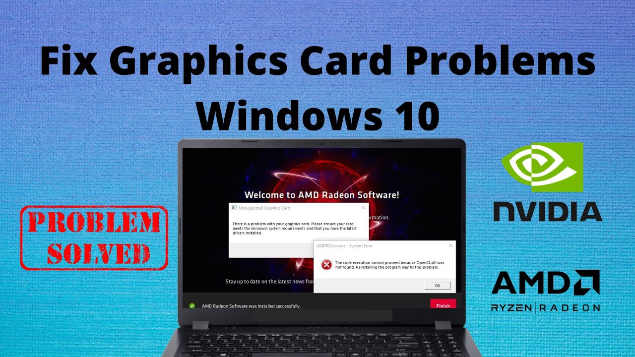 How To Troubleshoot Graphics Card Windows 10