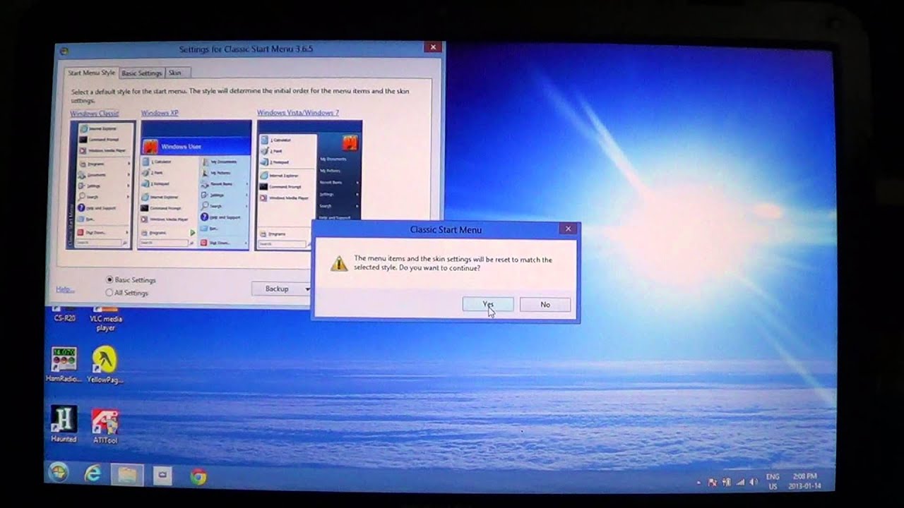 How To Change Windows 8 To Classic View