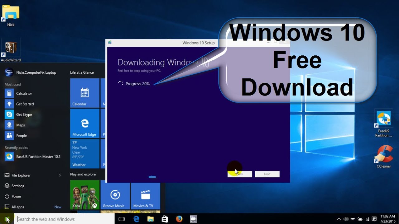 How Can I Get Windows 10 For Free