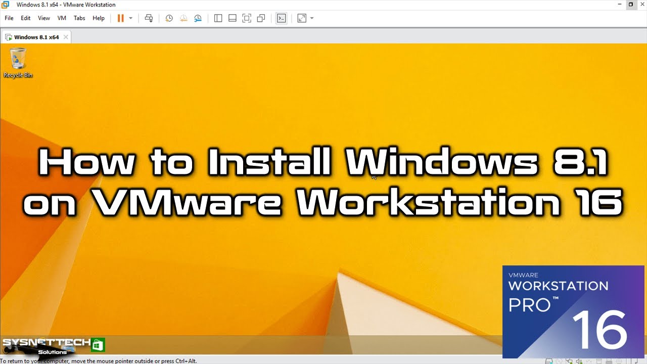 How To Install Windows 8 On Vmware Workstation