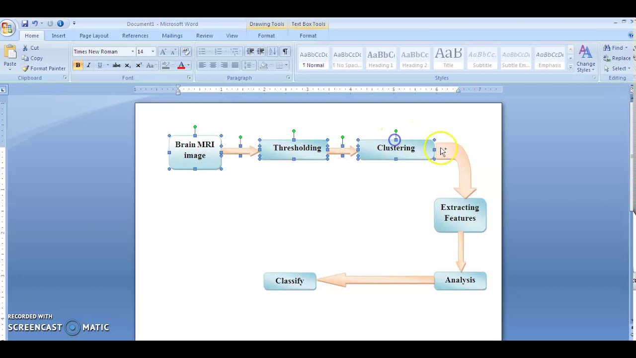 How To Make A Block Diagram In Microsoft Word 2010