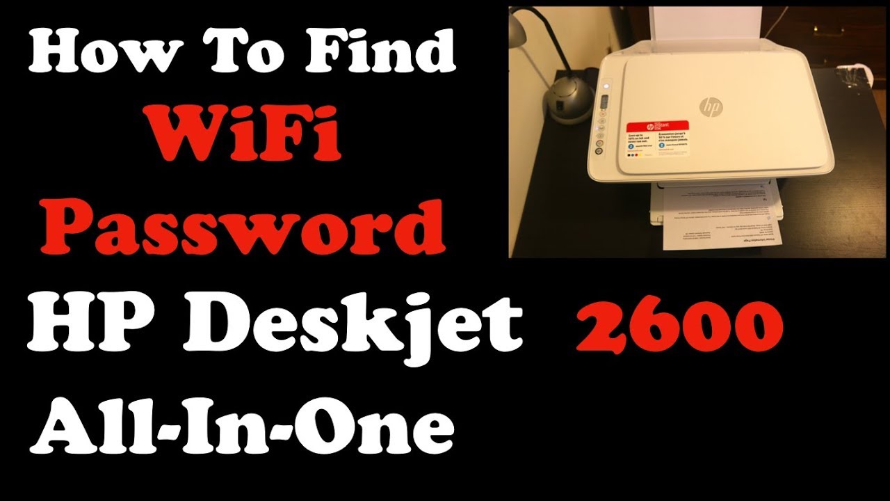 Network Security Key HP Deskjet 2600