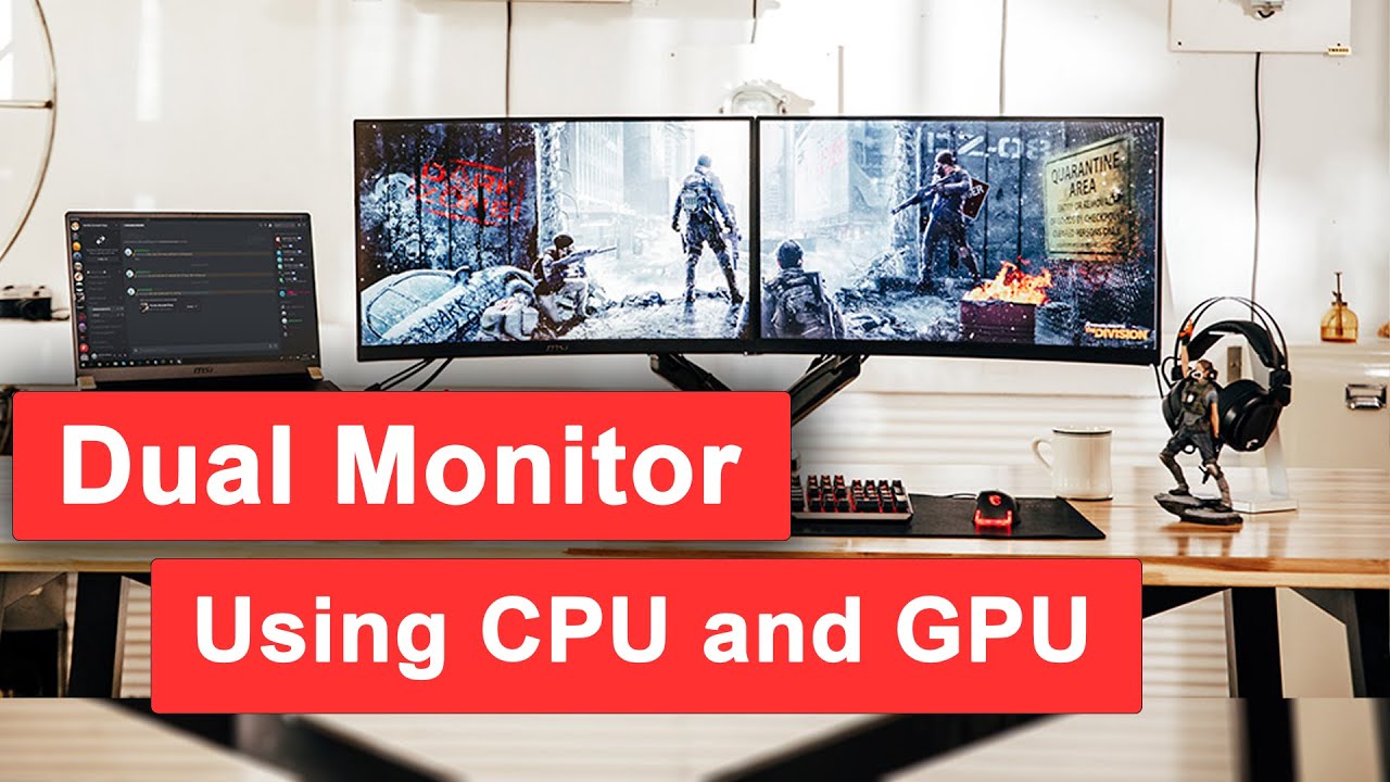 Graphics Card And Motherboard Dual Monitor Setup