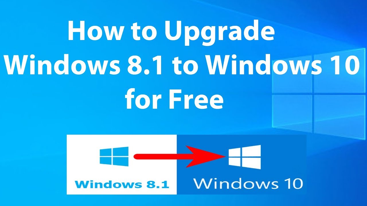 How To Upgrade To Windows 10 From Windows 8