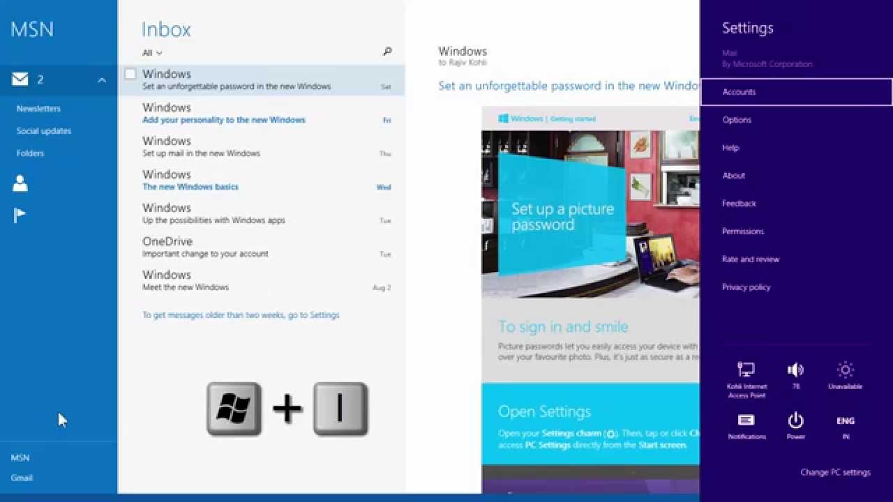 How To Set Up Mail On Windows 8