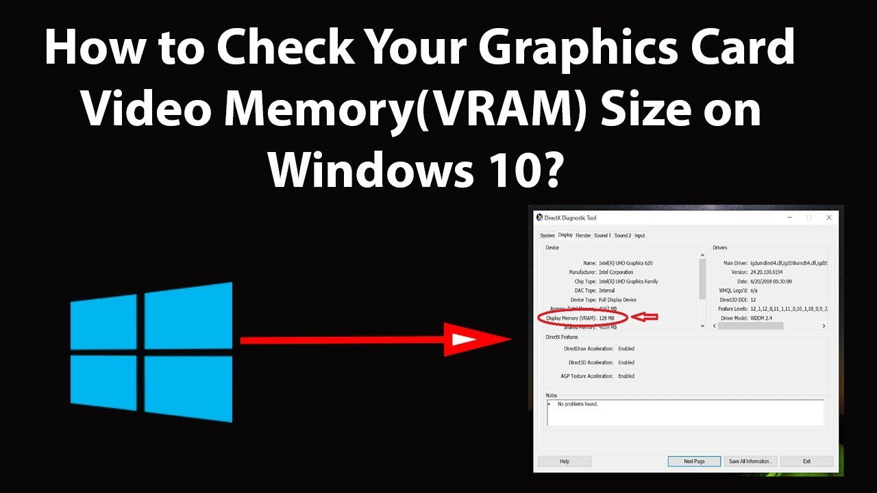 How To Check Your Graphics Card Ram