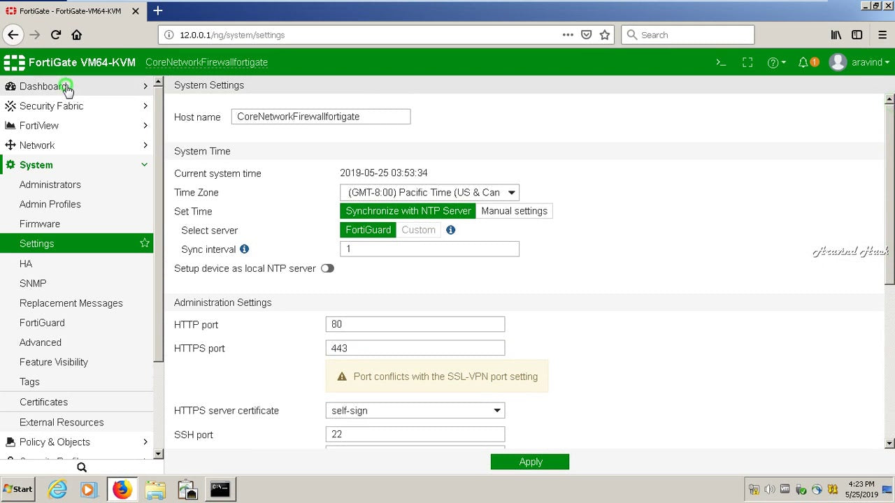 How To Set Hostname In Fortigate Firewall CLI