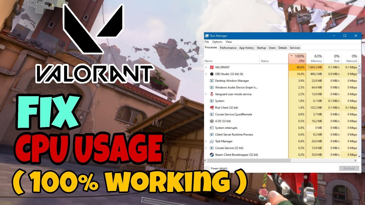 Valorant Not Using 100 CPU
