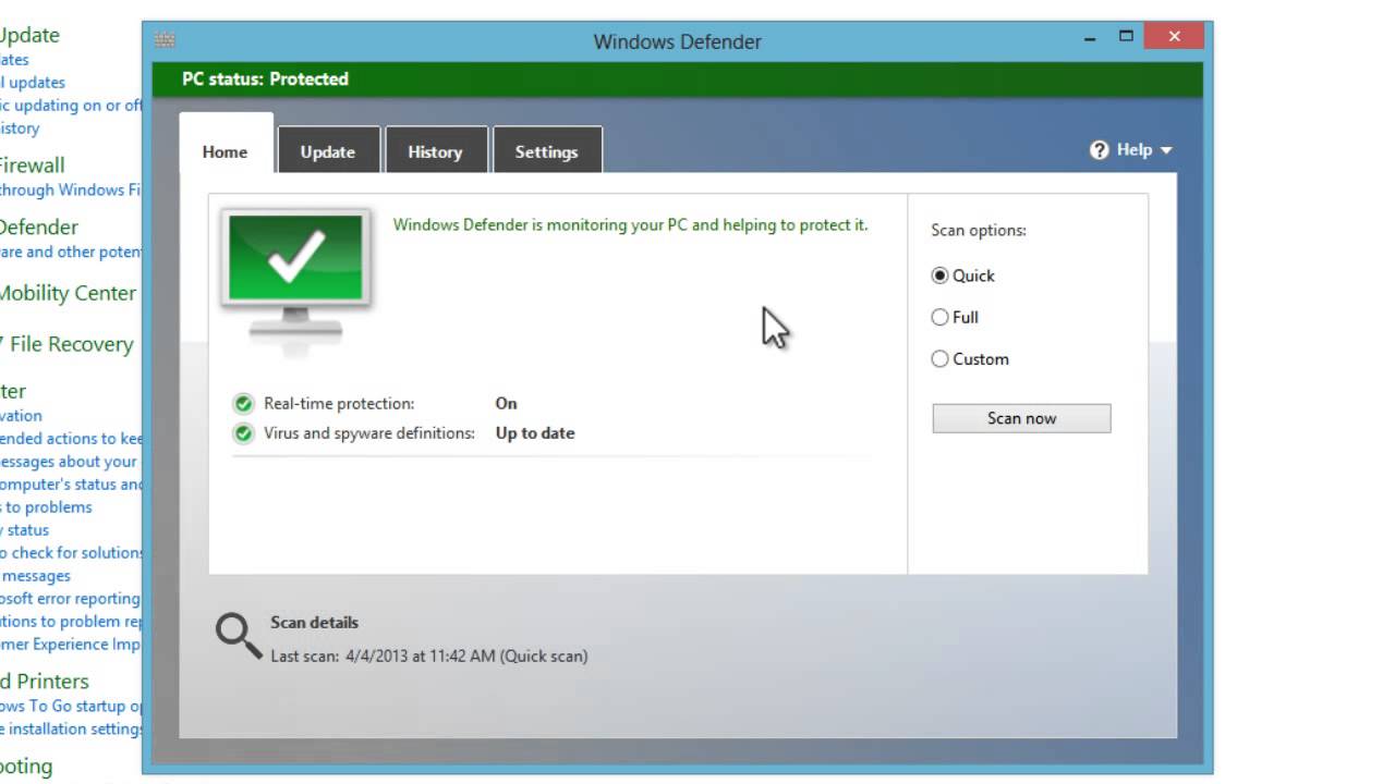 How To Turn Off Antivirus In Windows 8