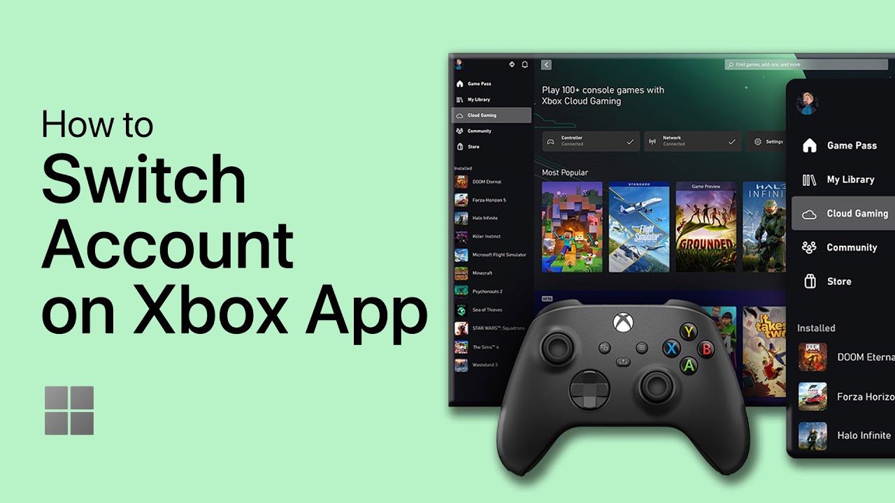 How To Switch Accounts On Xbox App Windows 11