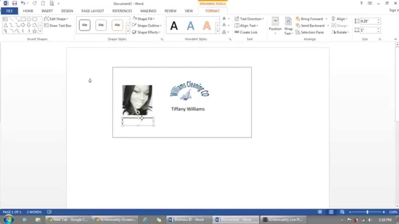 How To Make ID Badges In Microsoft Word