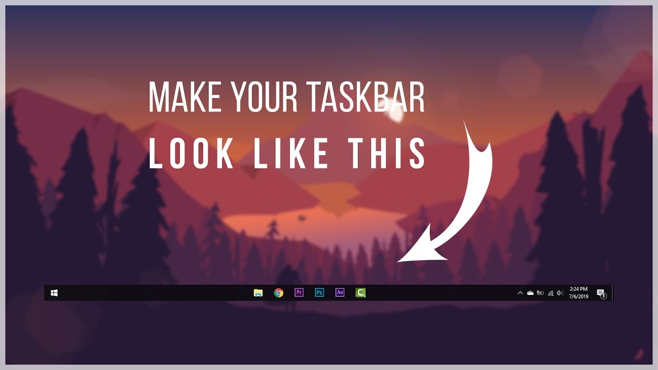 How To Center Taskbar Icons Windows 10