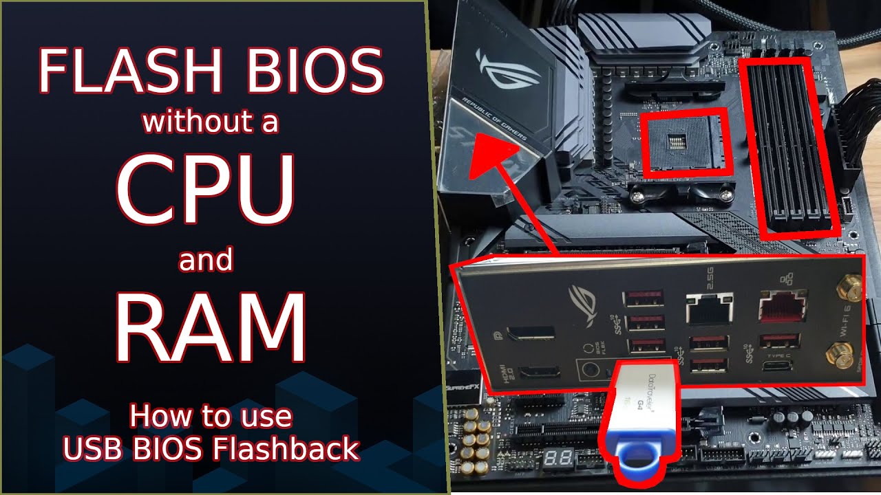 Asus Crashfree Bios 3 Without CPU