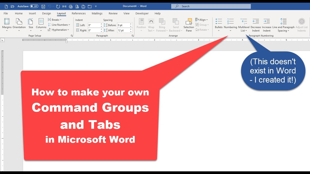 How To Make A Ribbon In Microsoft Word