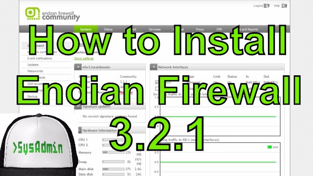 How To Install Endian Firewall