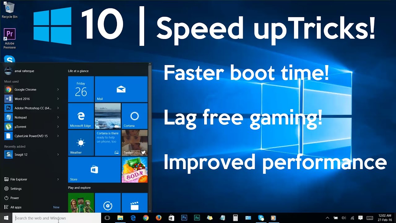 How To Speed Up Windows 10