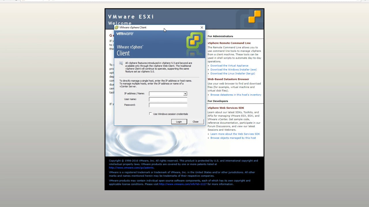 How To Access Vmware Esxi