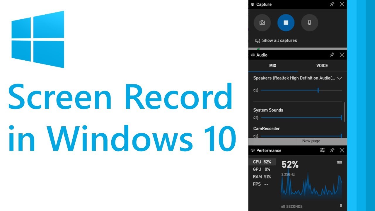 How To Record Screen On Windows 10