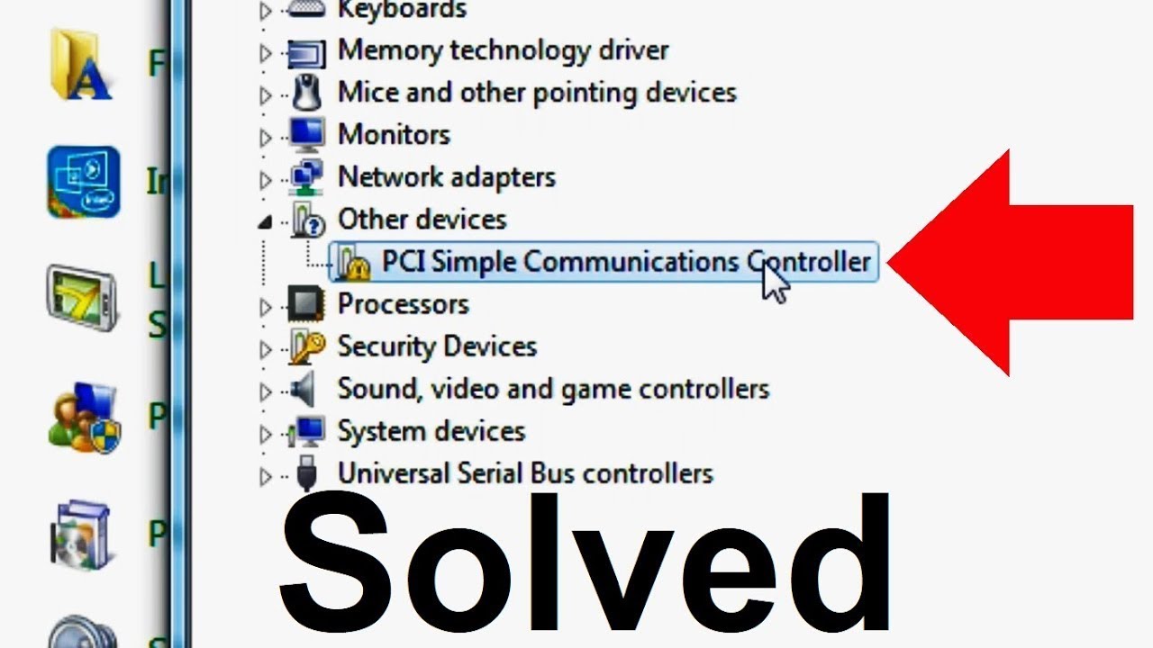 PCI Simple Communications Controller Driver Windows 11