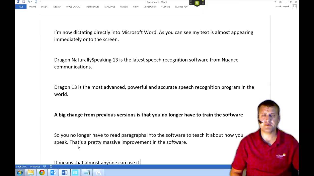 How To Use Dragon Naturally Speaking With Microsoft Word