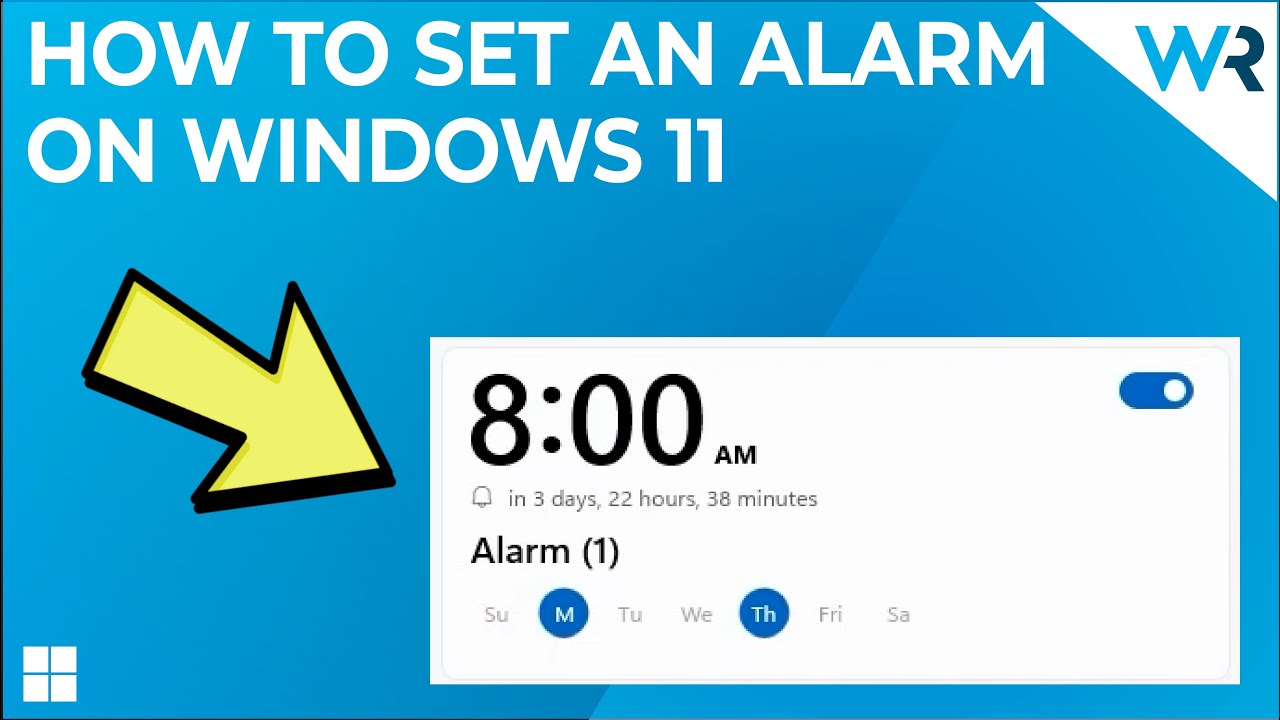 How To Set Alarm Windows 11