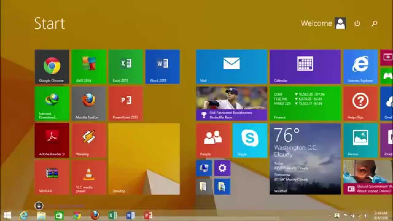 Where Is The Taskbar On Windows 8.1