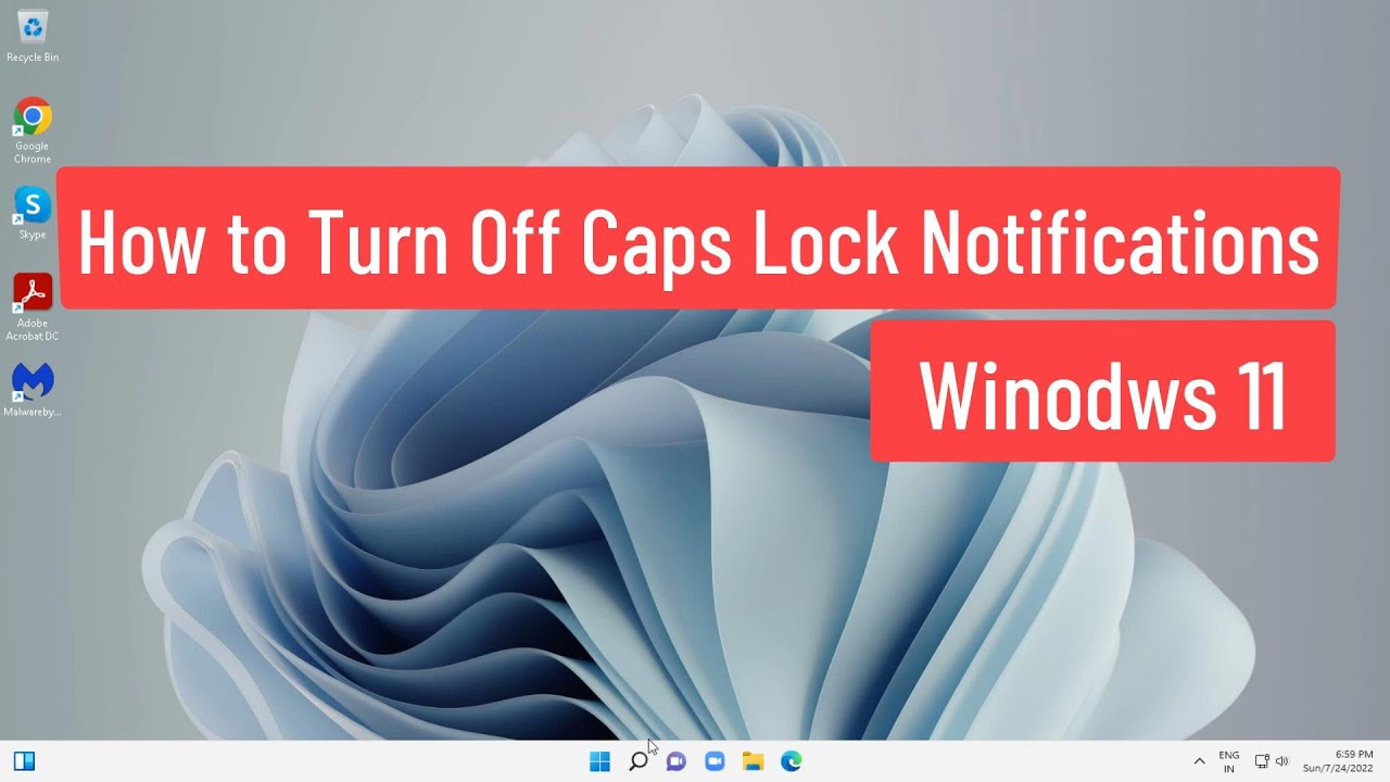 Disable Caps Lock Windows 11