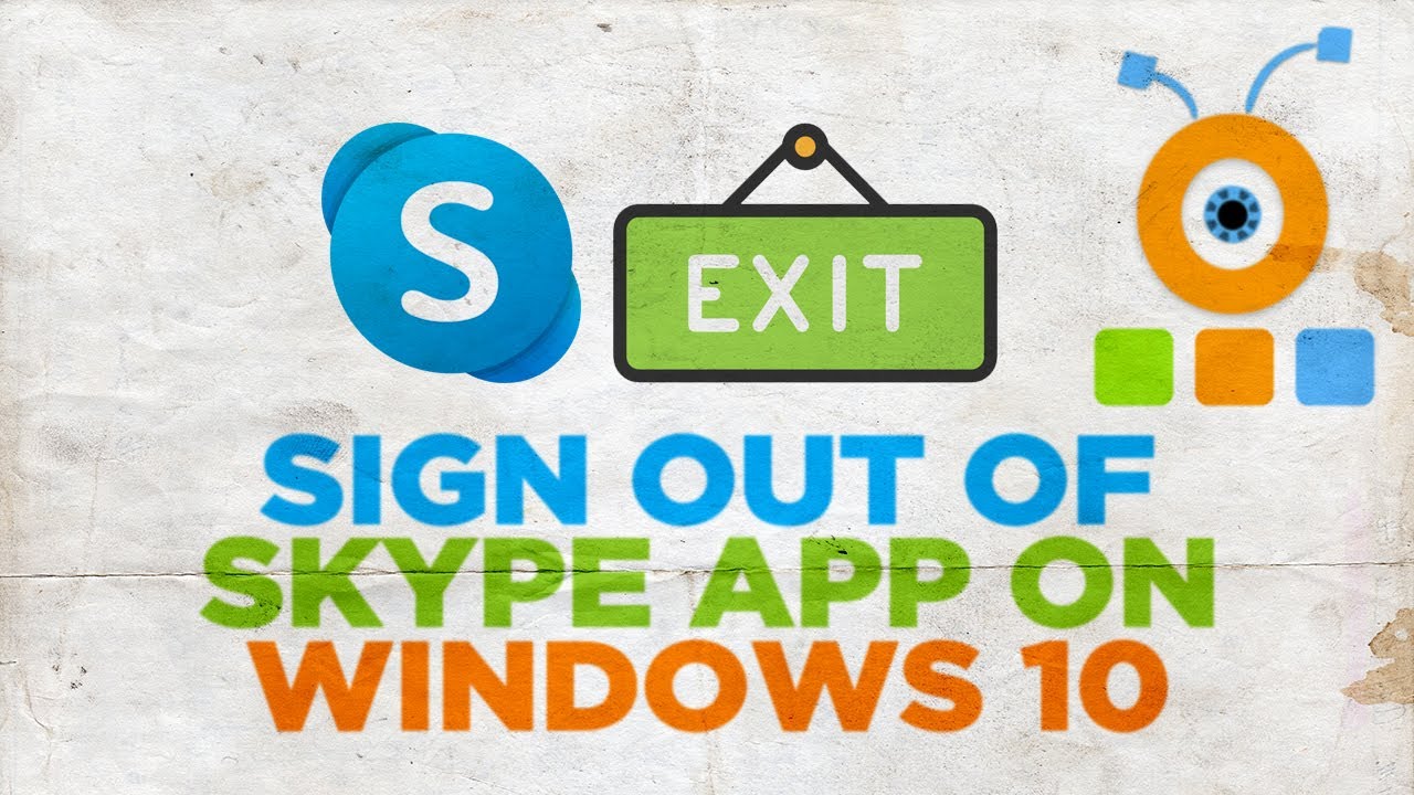 How To Logout Of Skype On Windows 8