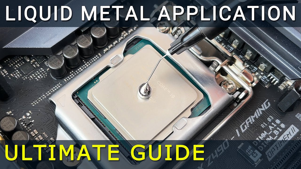 How Much Liquid Metal On CPU