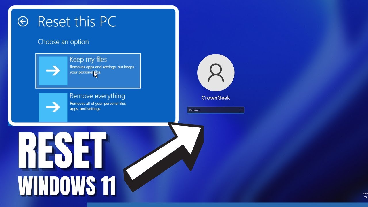 How To Factory Reset Laptop Without Password Windows 11