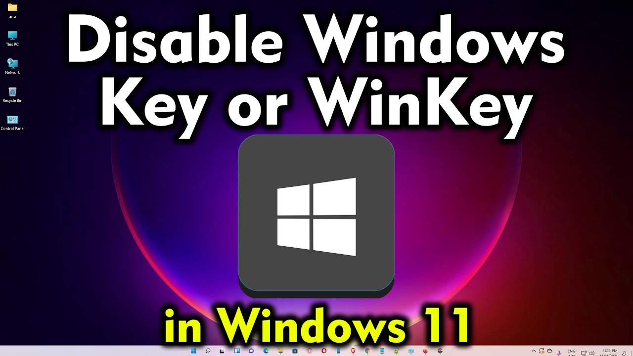 How To Disable Windows Key Windows 11