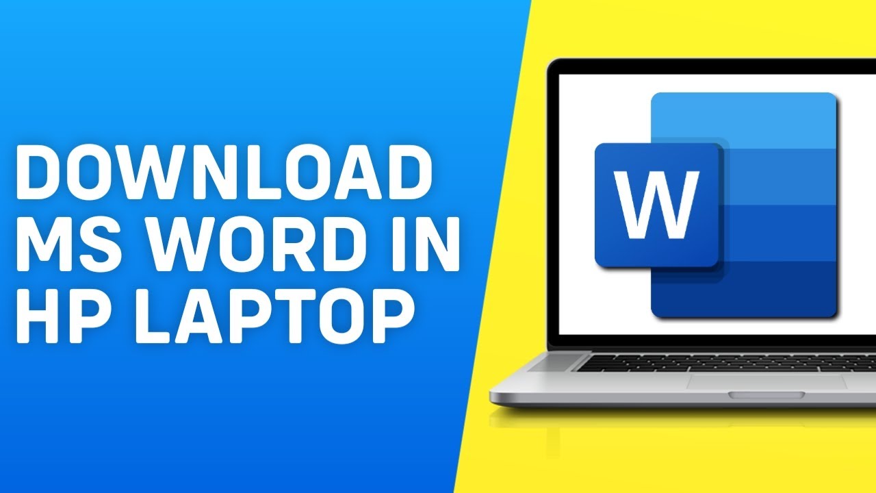 How To Install Microsoft Word On HP Laptop