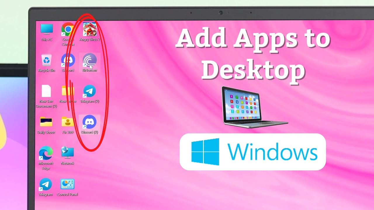 How To Put Apps On Desktop Windows 11