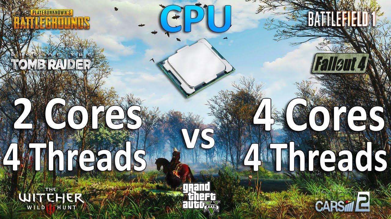 4 Core 4 Thread CPU