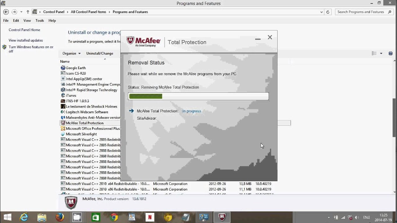 How To Remove McAfee Antivirus From Windows 8.1